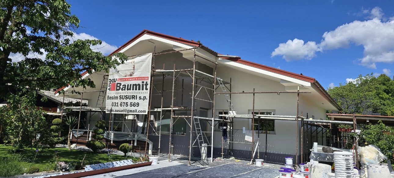 Referenca gradnje fasade za Zidarstvo in fasaderstvo Besim Susuri s.p.