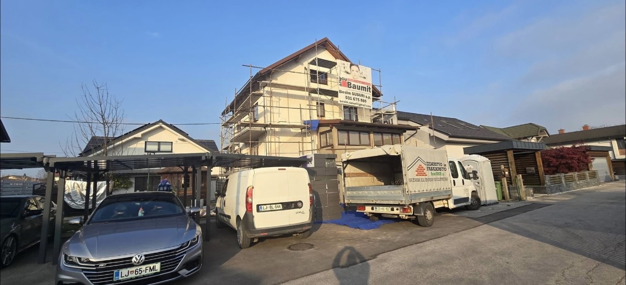 Referenca gradnje fasade za Zidarstvo in fasaderstvo Besim Susuri s.p.