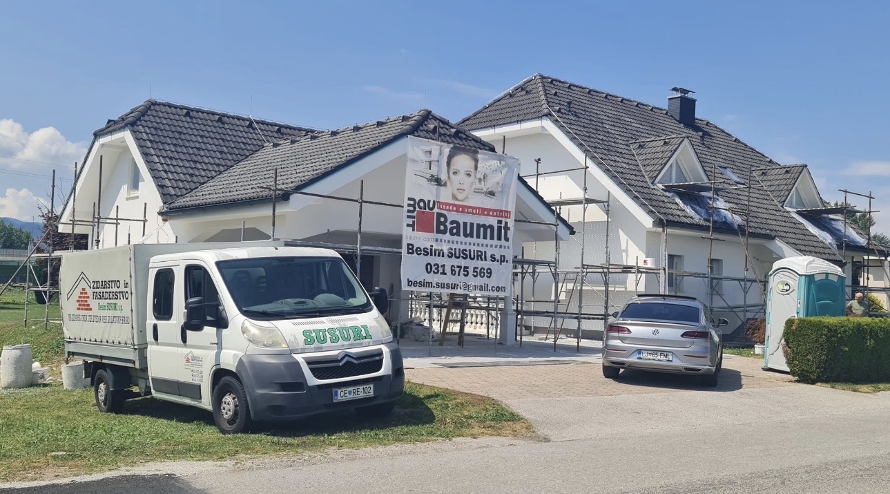 Referenca gradnje fasade za Zidarstvo in fasaderstvo Besim Susuri s.p.