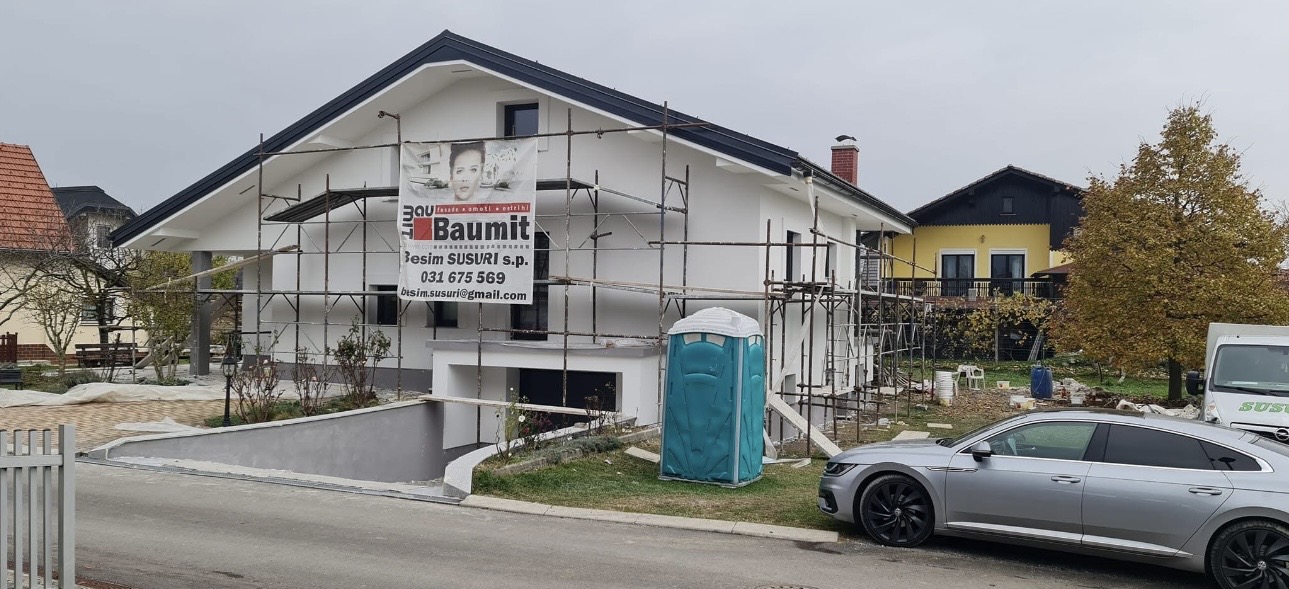 Referenca gradnje fasade za Zidarstvo in fasaderstvo Besim Susuri s.p.